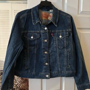 Levi's Women's Dark Blue Jean Jacket